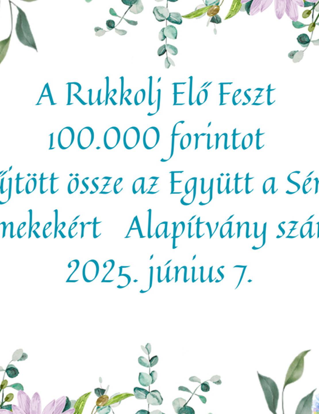 Rukkolj Elő Feszt 2025.